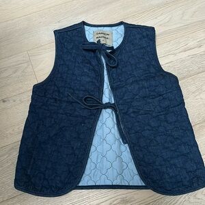 Damson Madder Denim Vest